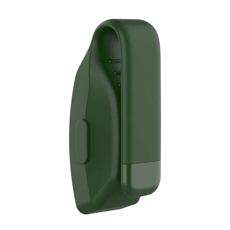 Smart Watch Silicone Clip Button Protective Case for Fitbit Inspire / Inspire HR / Ace 2(Army Green)
