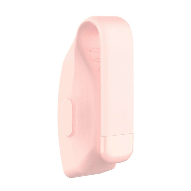 Smart Watch Silicone Clip Button Protective Case for Fitbit Inspire / Inspire HR / Ace 2(Pink)