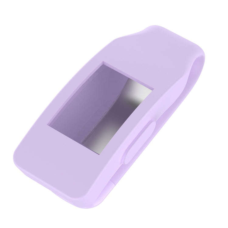 Smart Watch Silicone Clip Button Protective Case for Fitbit Inspire / Inspire HR / Ace 2(Light Pu...