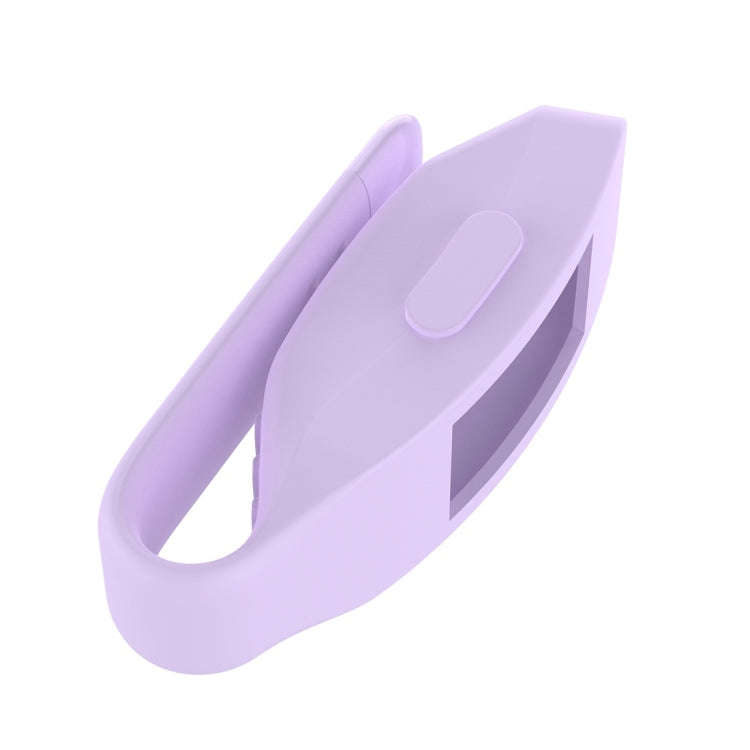 Smart Watch Silicone Clip Button Protective Case for Fitbit Inspire / Inspire HR / Ace 2(Light Pu...