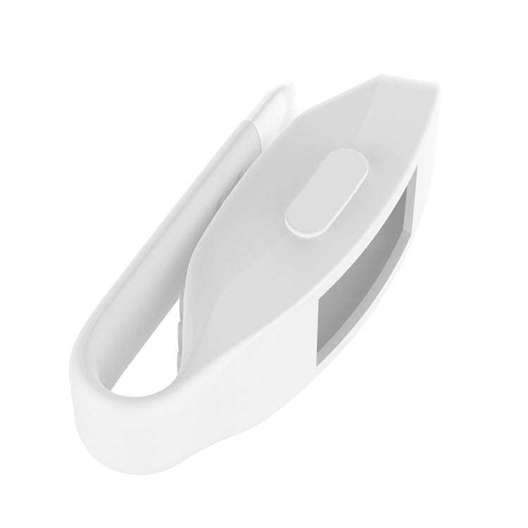 Smart Watch Silicone Clip Button Protective Case for Fitbit Inspire / Inspire HR / Ace 2(White)