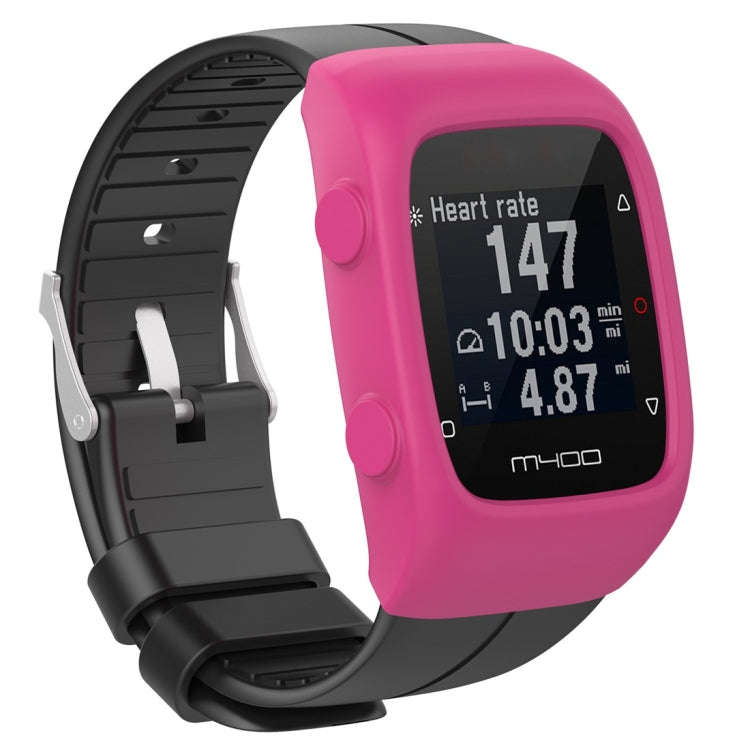 Smart Watch Silicone Protective Case for POLAR M430(Rose Red)