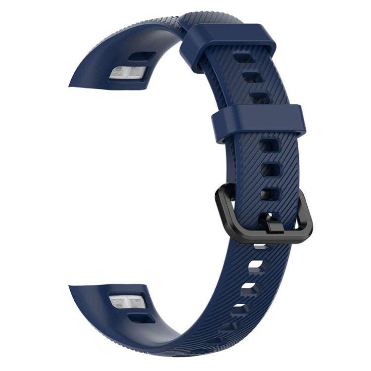 Smart Watch Silicone Watch Band for Huawei Honor Band 4 / Band 5(Blue)