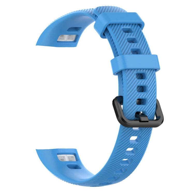 Smart Watch Silicone Watch Band for Huawei Honor Band 4 / Band 5(Sky Blue)
