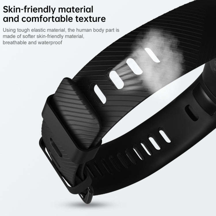 Smart Watch Silicone Watch Band for Huawei Honor Band 4 / Band 5(Sky Blue)