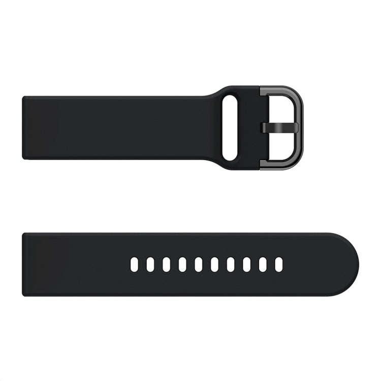 Smart Watch Electroplated Buckle Watch Band for Galaxy Watch Active(Black)