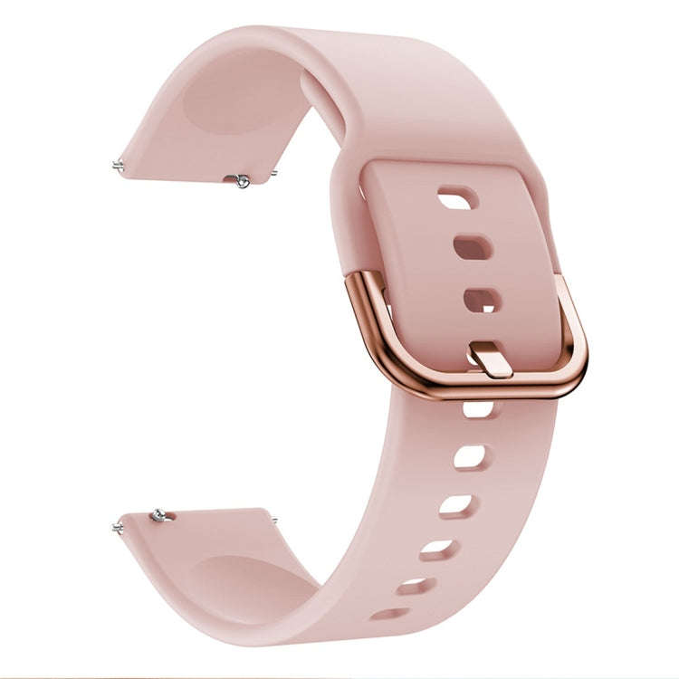 Smart Watch Electroplated Buckle Watch Band for Galaxy Watch Active(Pink)