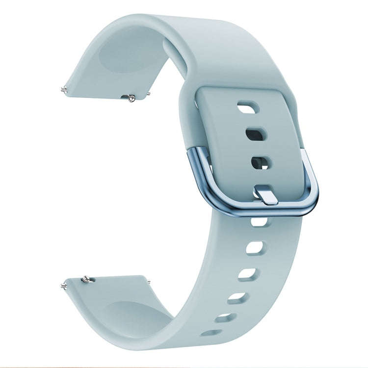 Smart Watch Electroplated Buckle Watch Band for Galaxy Watch Active(Baby Blue)