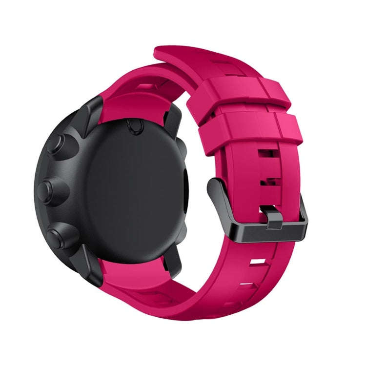 Smart Watch Silicone Watch Band for Suunto Ambit3 Vertical(Rose Red)
