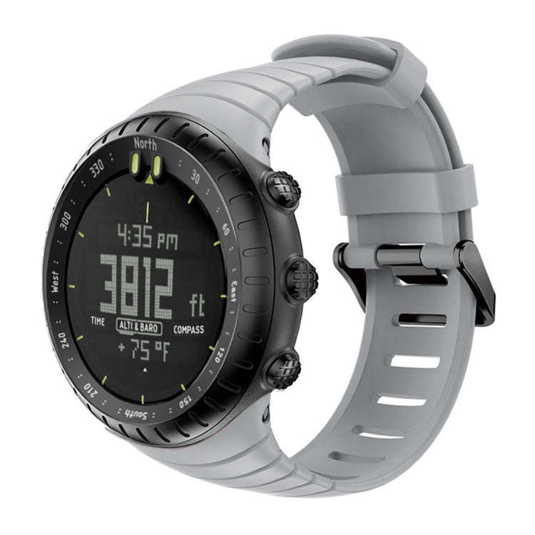 Smart Watch Silicone Watch Band for Suunto Core(Grey)