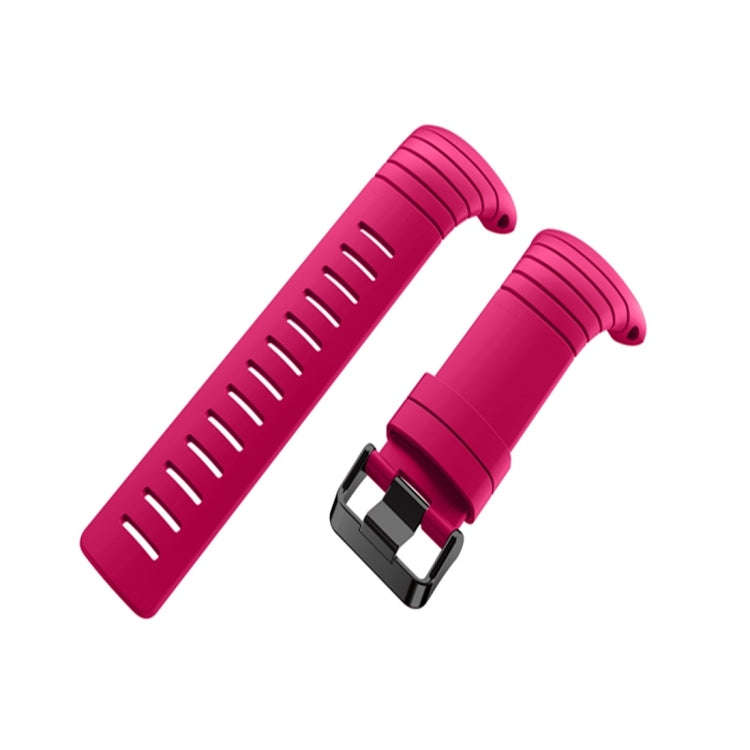 Smart Watch Silicone Watch Band for Suunto Core(Rose Red)