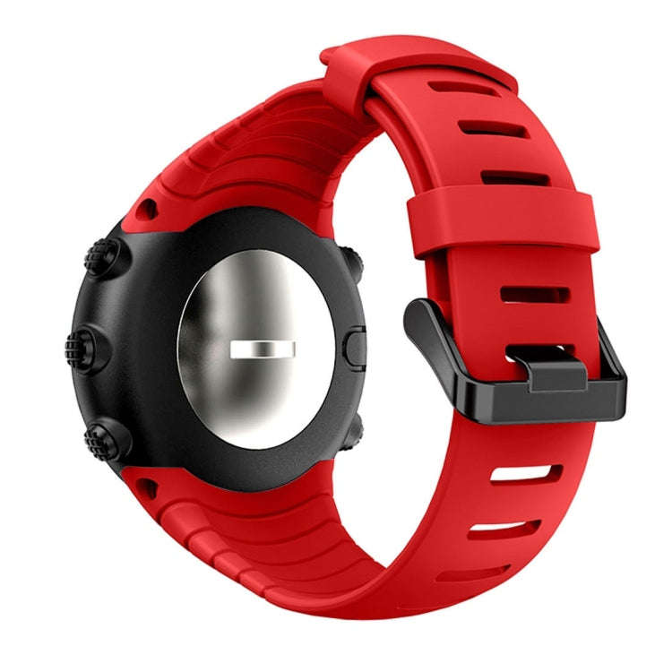 Smart Watch Silicone Watch Band for Suunto Core(Red)