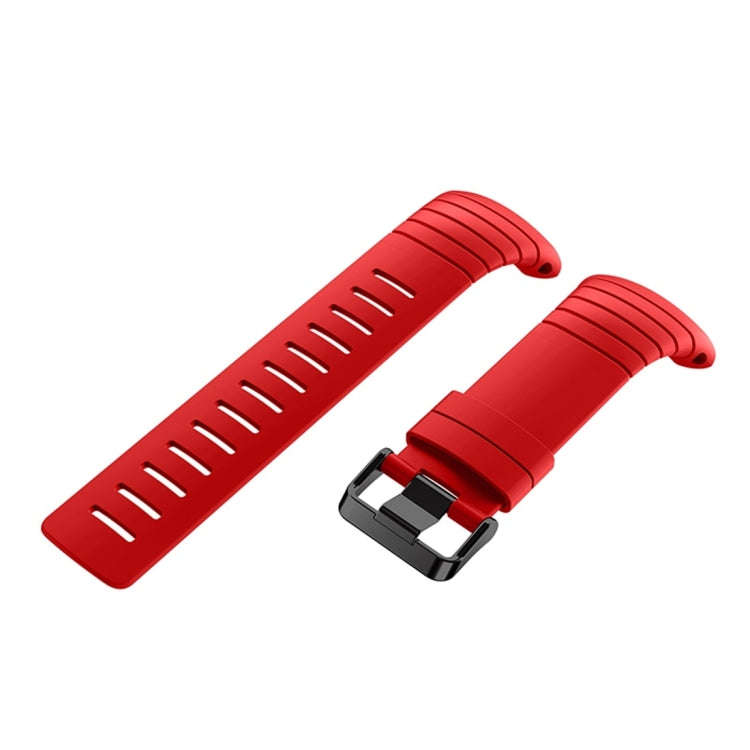 Smart Watch Silicone Watch Band for Suunto Core(Red)