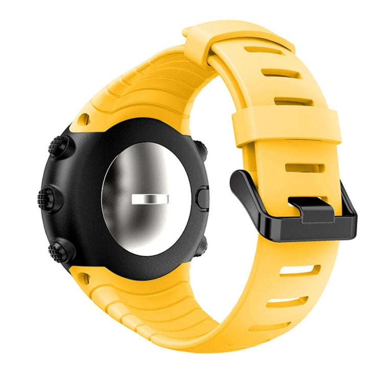 Smart Watch Silicone Watch Band for Suunto Core(Yellow)
