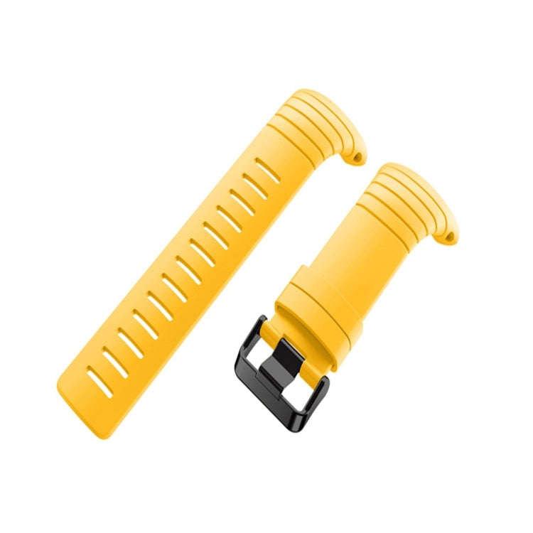Smart Watch Silicone Watch Band for Suunto Core(Yellow)
