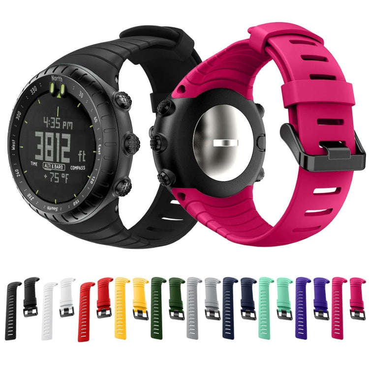 Smart Watch Silicone Watch Band for Suunto Core(Blue)