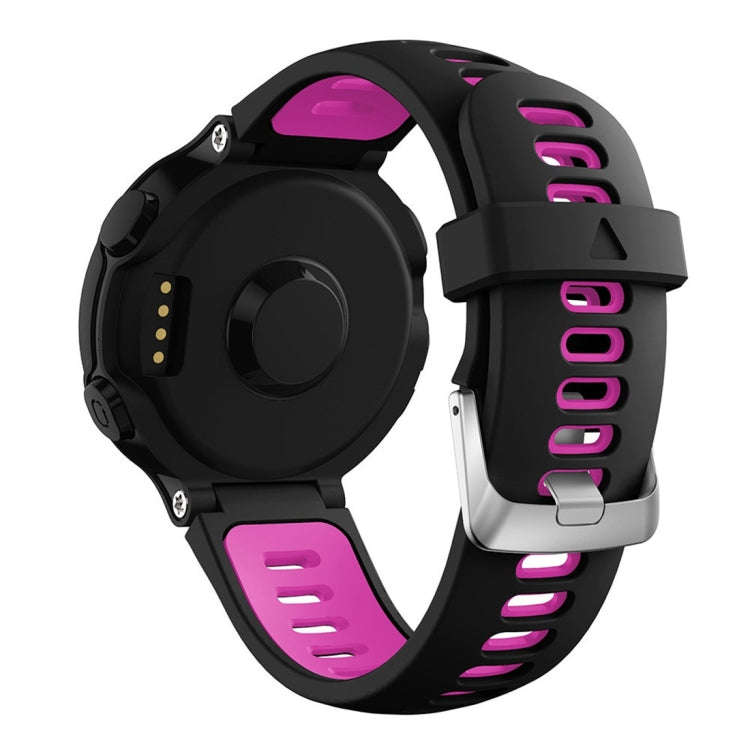 Smart Watch Silicone Watch Band for Garmin Forerunner 735XT(Rose Red)