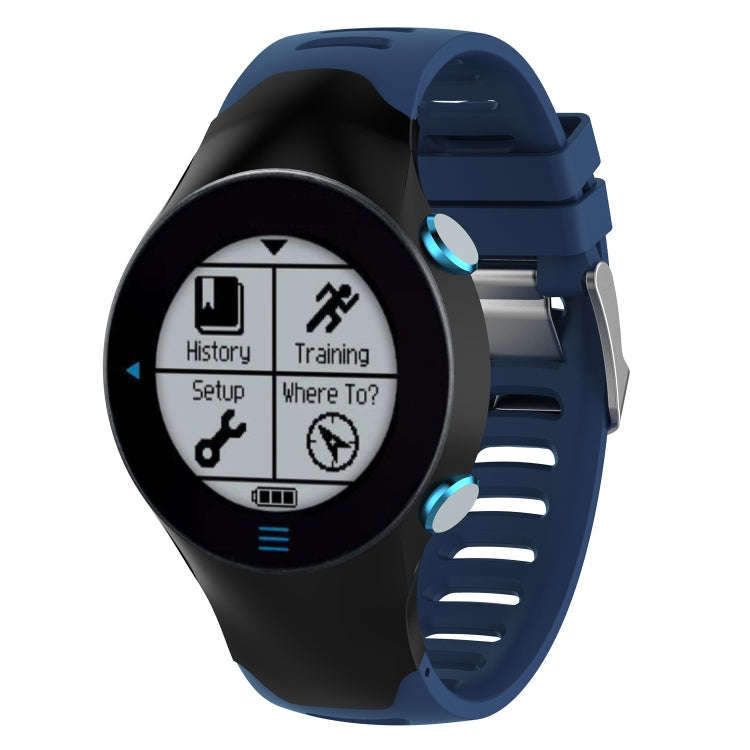 Smart Watch Silicone Watch Band for Garmin Forerunner 610(Dark Blue)