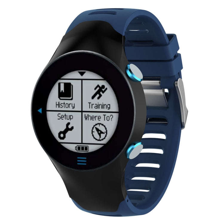 Smart Watch Silicone Watch Band for Garmin Forerunner 610(Dark Blue)