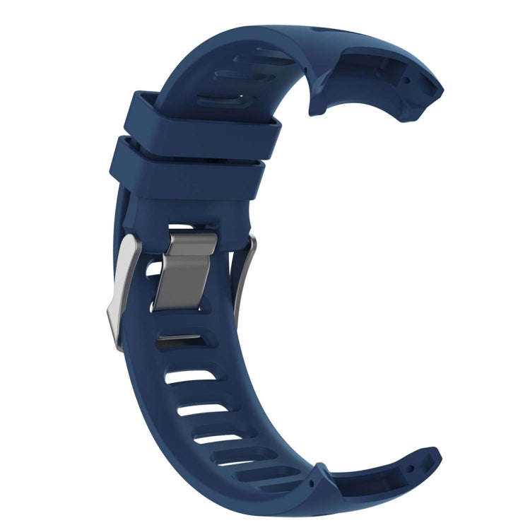 Smart Watch Silicone Watch Band for Garmin Forerunner 610(Dark Blue)