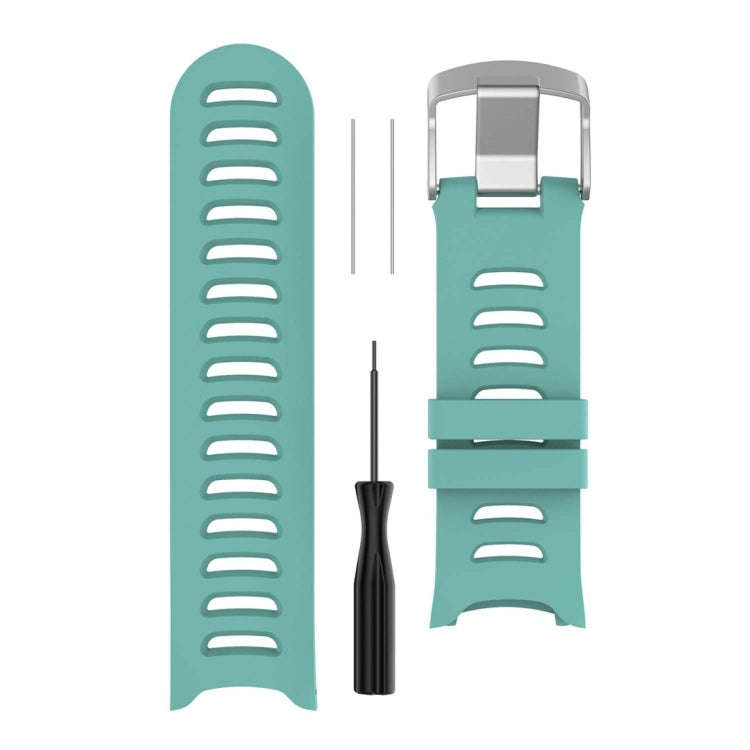 Smart Watch Silicone Watch Band for Garmin Forerunner 610(Mint Green)