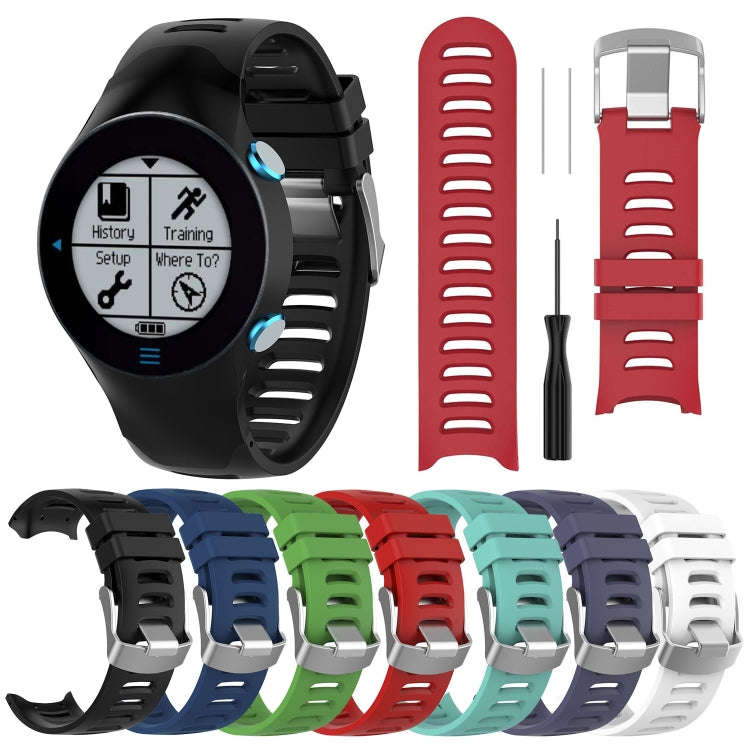 Smart Watch Silicone Watch Band for Garmin Forerunner 610(Dark Blue)