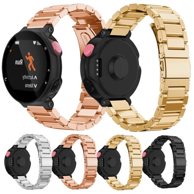 Universal Smart Watch Three Steel Strips Watch Band for Garmin Forerunner 220 / 230 / 235 / 630 /...