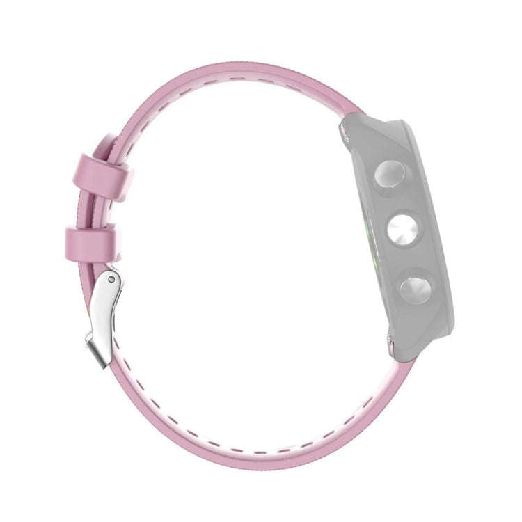 Smart Watch Silicone Watch Band for Garmin Forerunner 245(Pink)