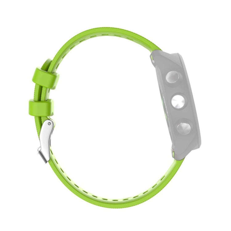 Smart Watch Silicone Watch Band for Garmin Forerunner 245(Green)
