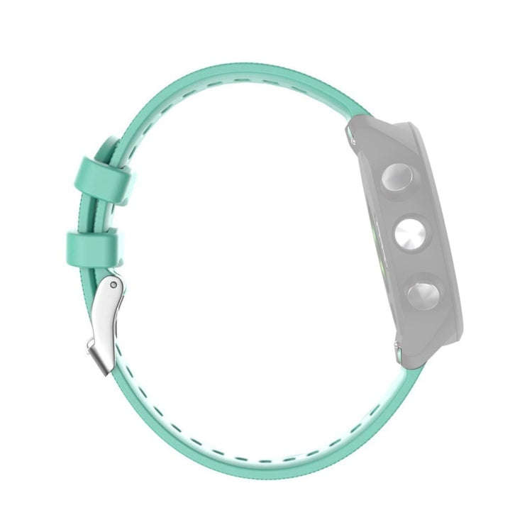 Smart Watch Silicone Watch Band for Garmin Forerunner 245(Mint Green)