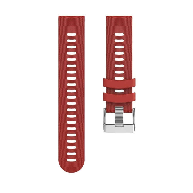 Smart Watch Silicone Watch Band for Garmin Forerunner 245(Red)