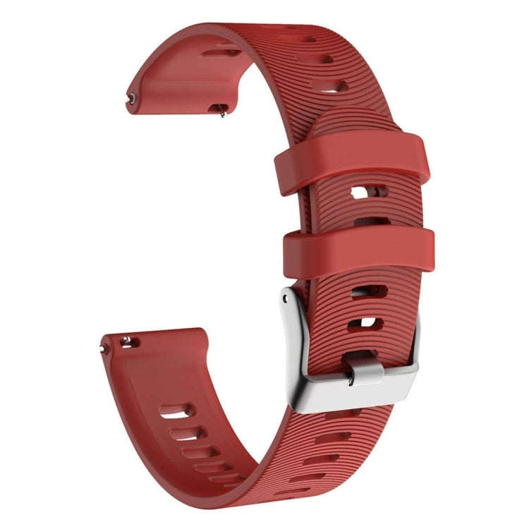 Smart Watch Silicone Watch Band for Garmin Forerunner 245(Red)