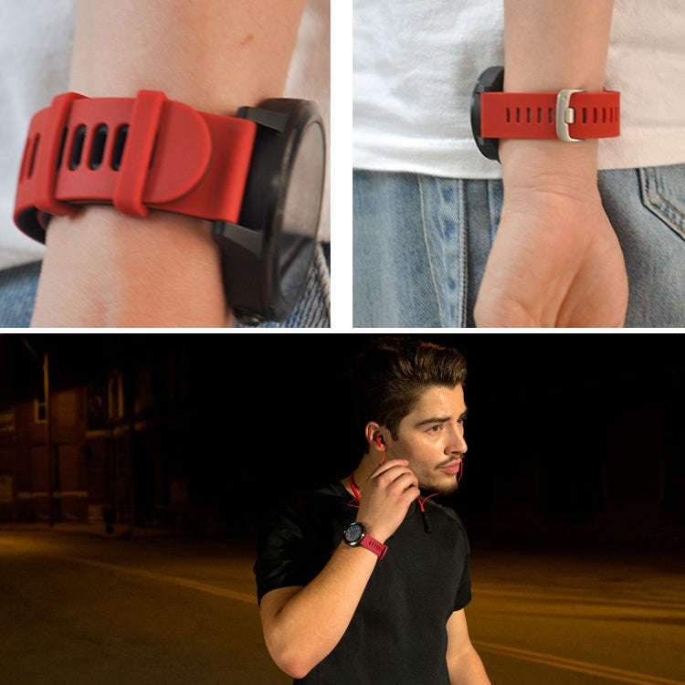 Smart Watch Silicone Watch Band for Garmin Forerunner 245(Red)