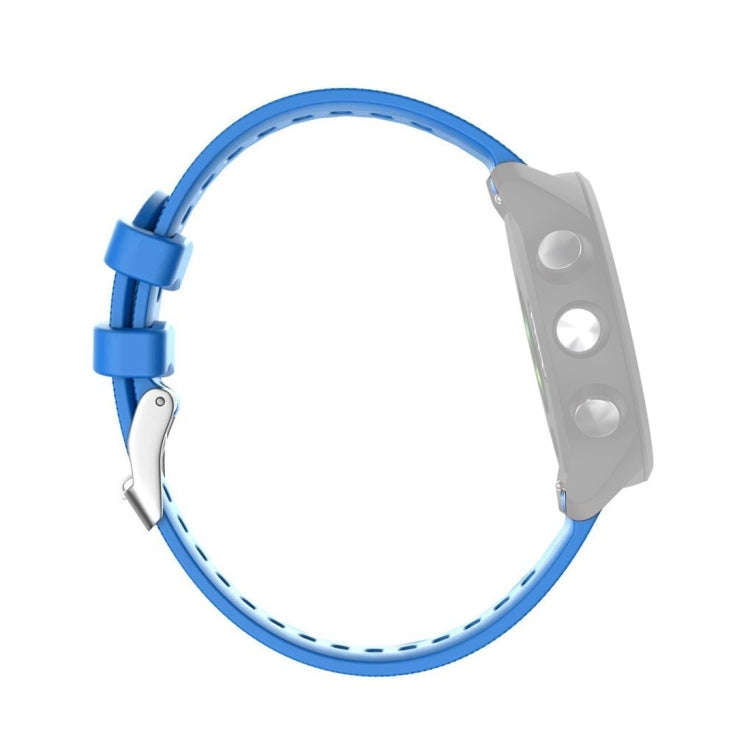 Smart Watch Silicone Watch Band for Garmin Forerunner 245(Sky Blue)