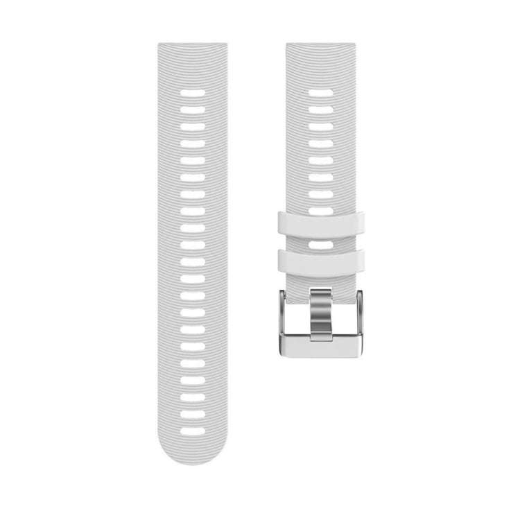 Smart Watch Silicone Watch Band for Garmin Forerunner 245(White)