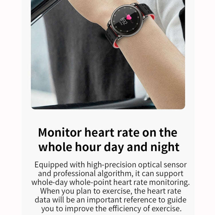 B8+ 1.08 inch IPS Color Screen IP67 Waterproof Smart Watch,Support Message Reminder / Heart Rate ...
