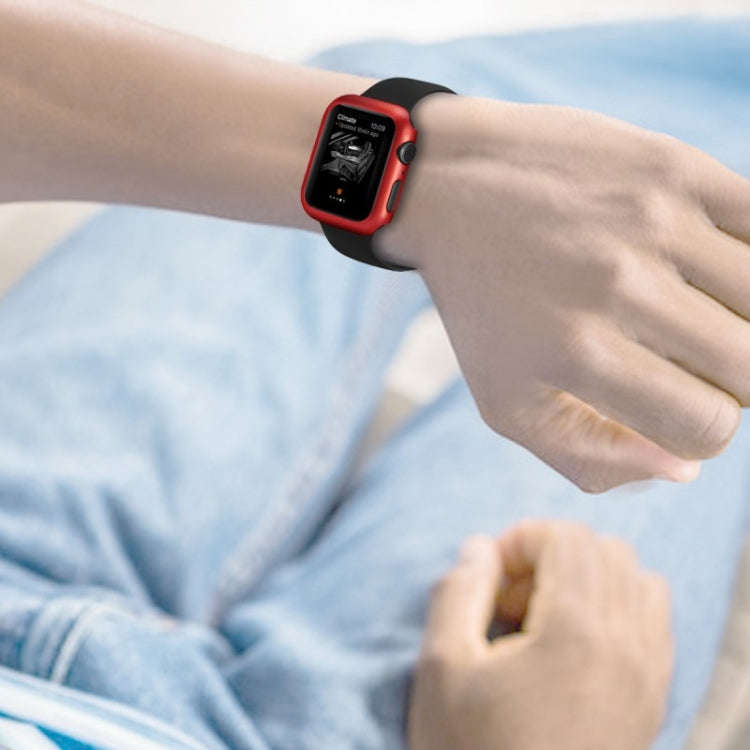 PC Fuel Injection Protection Shell for Apple Watch Series 4 40mm (Red)