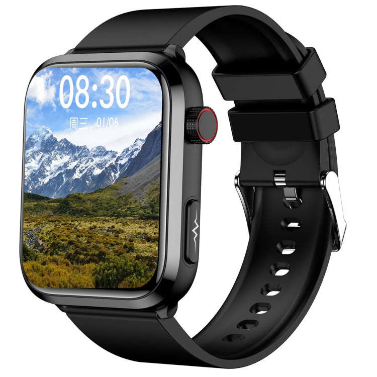 ET210 1.91 inch IPS Screen IP67 Waterproof Silicone Band Smart Watch, Support Body Temperature Mo...