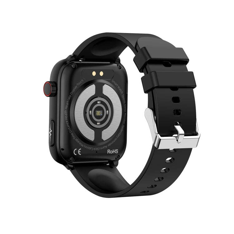 ET210 1.91 inch IPS Screen IP67 Waterproof Silicone Band Smart Watch, Support Body Temperature Mo...