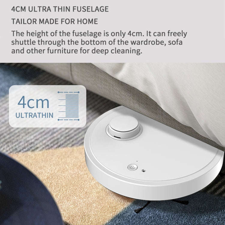 BOWAI OB12 Household Intelligent USB Charging Sweeping Robot (White)