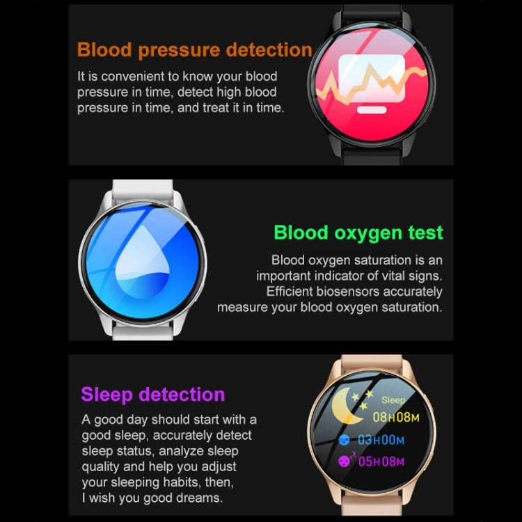 Lokmat T2 Pro 1.28 inch IPS Touch Screen Waterproof Smart Watch, Support Heart Rate / Blood Press...