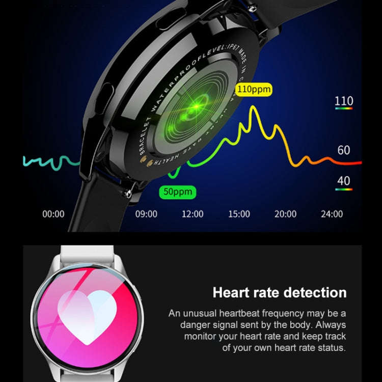 Lokmat T2 Pro 1.28 inch IPS Touch Screen Waterproof Smart Watch, Support Heart Rate / Blood Press...