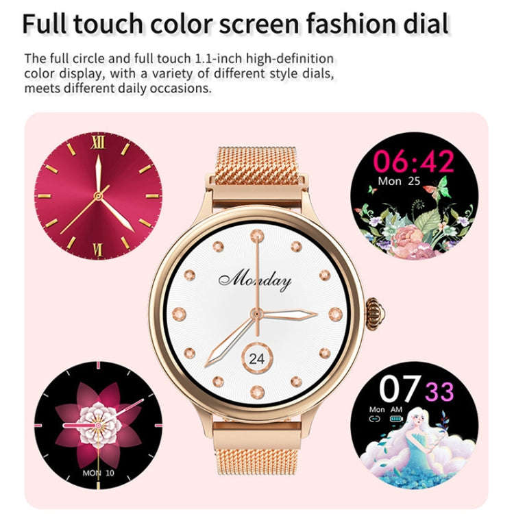 LOKMAT M4 Waterproof Women Menstrual Cycle Smart Watch (Gold)