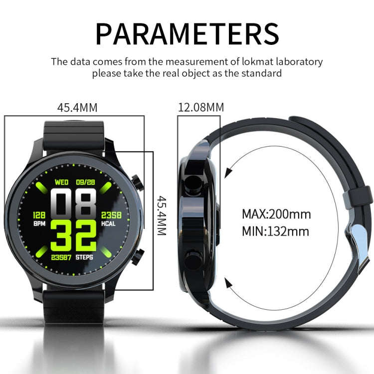 LOKMAT TIME Waterproof Smart Watch, Heart Rate / Blood Pressure Monitor / Physiological Managemen...