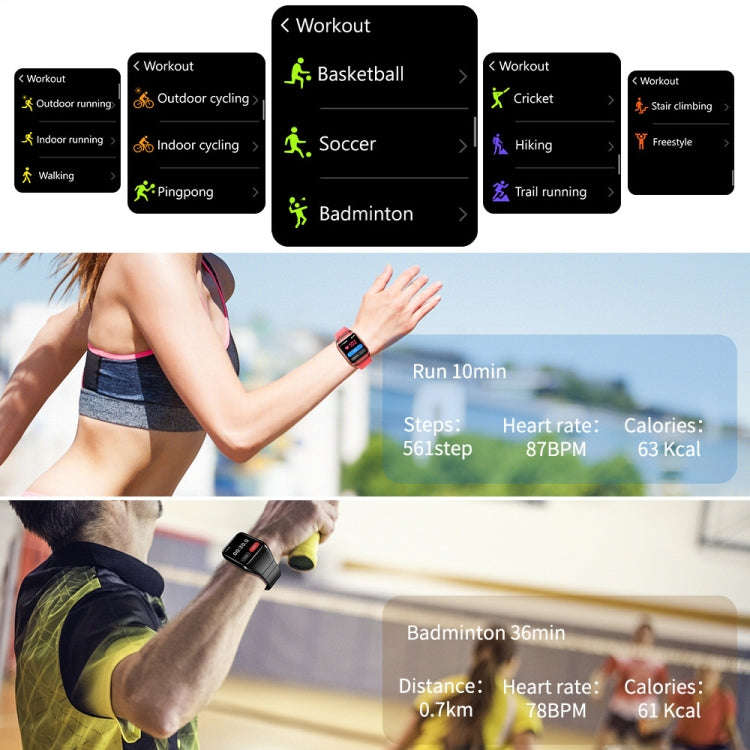 LOKMAT ZEUS 2 1.69 inch Screen Waterproof Smart Watch, GPS / Heart Rate  / Blood Oxygen / Blood P...