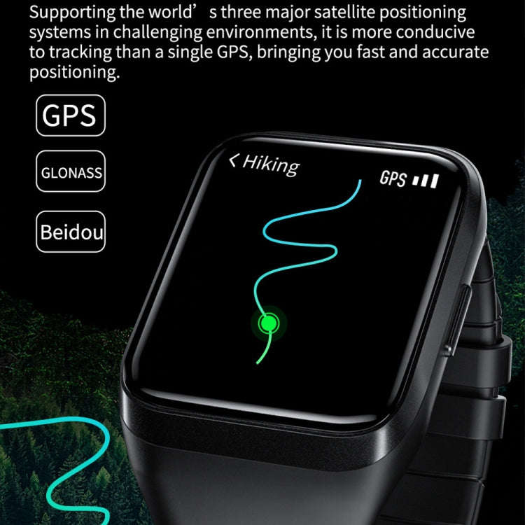 LOKMAT ZEUS 2 1.69 inch Screen Waterproof Smart Watch, GPS / Heart Rate  / Blood Oxygen / Blood P...