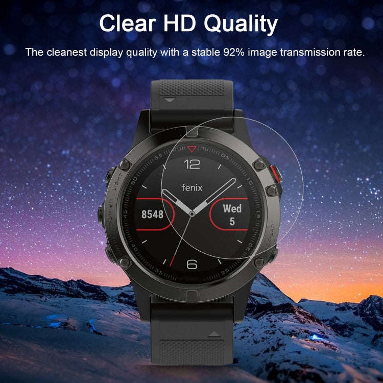 2 PCS ENKAY Hat-Prince for Garmin Fenix 5 Smart Watch 0.2mm 9H Surface Hardness 2.15D Explosion-p...