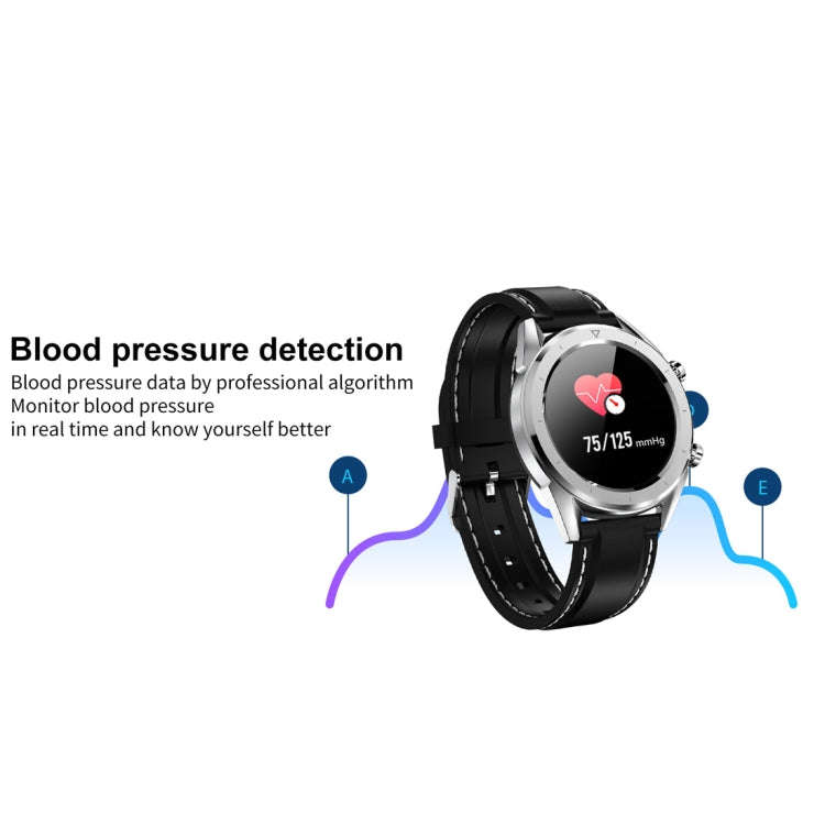DT28 1.54inch IP68 Waterproof Silicone Strap Smartwatch Bluetooth 4.2, Support Incoming Call Remi...