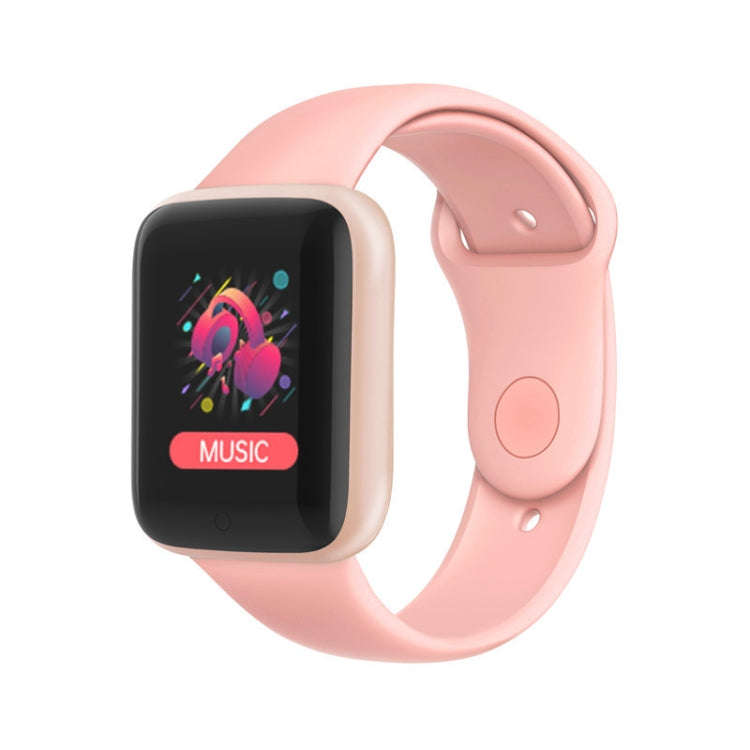 Y68M 1.44 inch Smart Watch, Support Heart Rate Blood Pressure Blood Oxygen Monitoring(Pink)