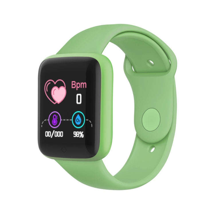 Y68M 1.44 inch Smart Watch, Support Heart Rate Blood Pressure Blood Oxygen Monitoring(Green)